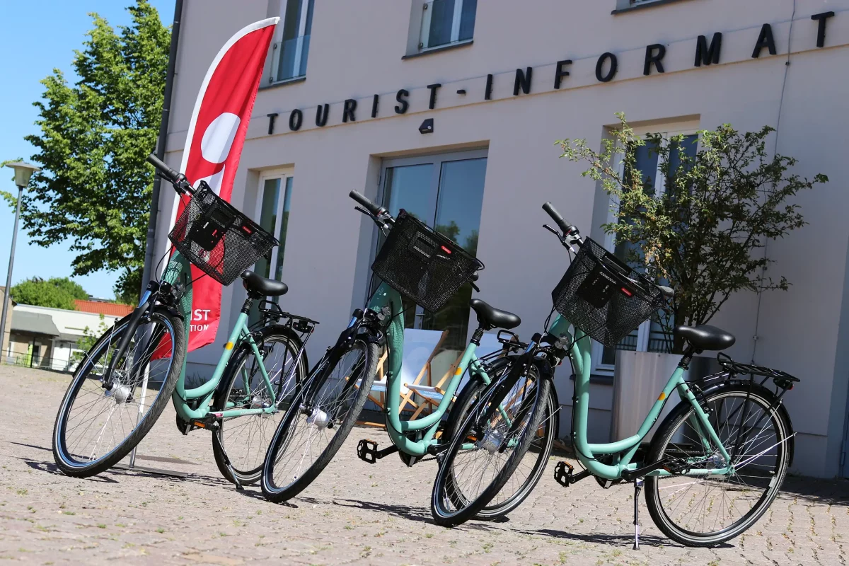 Fahrradverleih in der Tourist-Information Oranienburg