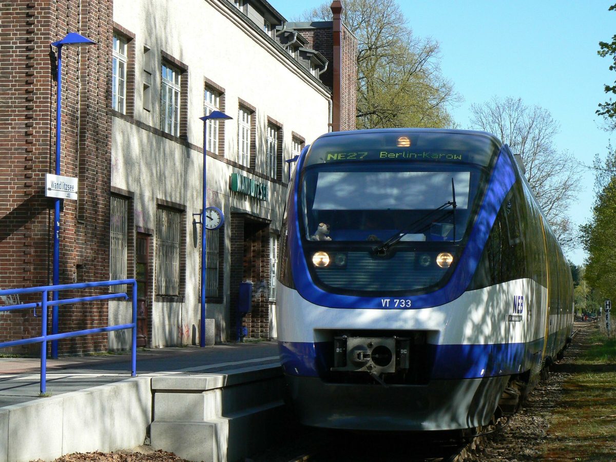 Ab hier geht's weiter zum 3. Halt: Bahnhof Klandorf, Foto: Schulz, Lizenz: NEB Niederbarnimer Eisenbahn