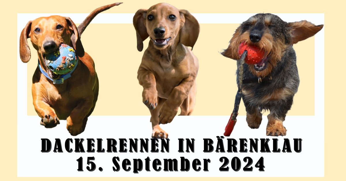 21. Dackelrennen in Bärenklau